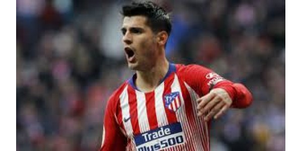 Morata käyttää Atlético Madridin nro 9 -vaatetta